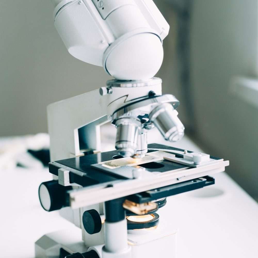 Microscope in Laboratory
